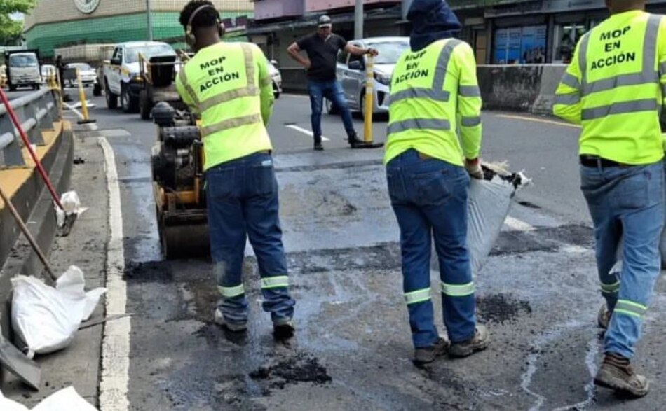 MOP cerrará un tramo de la vía España por trabajos de reparación de losa este 26 de agosto