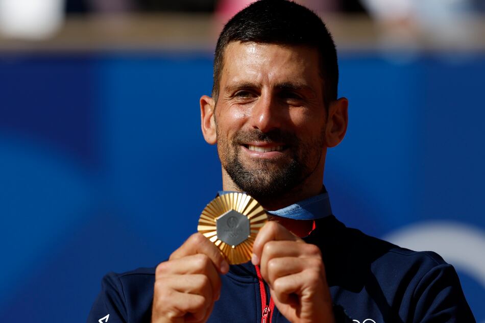 Golden Slam: Djokovic derrota a Alcaraz y gana su primera medalla de oro