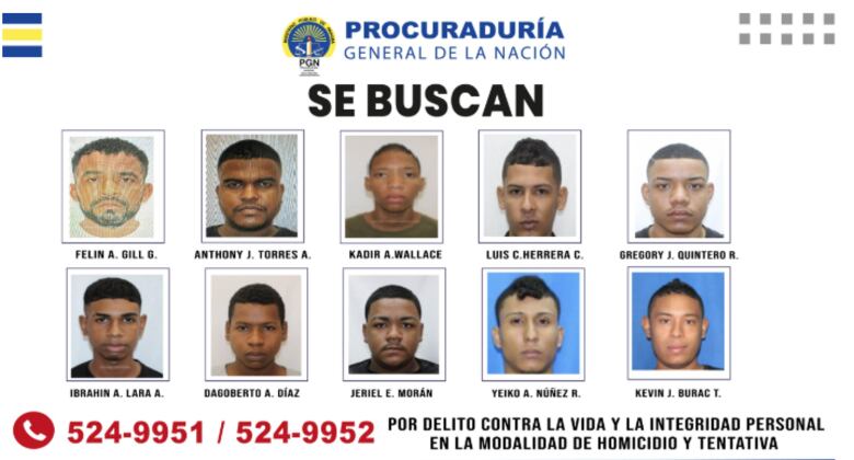Estos son los 24 hombres más buscados por las autoridades