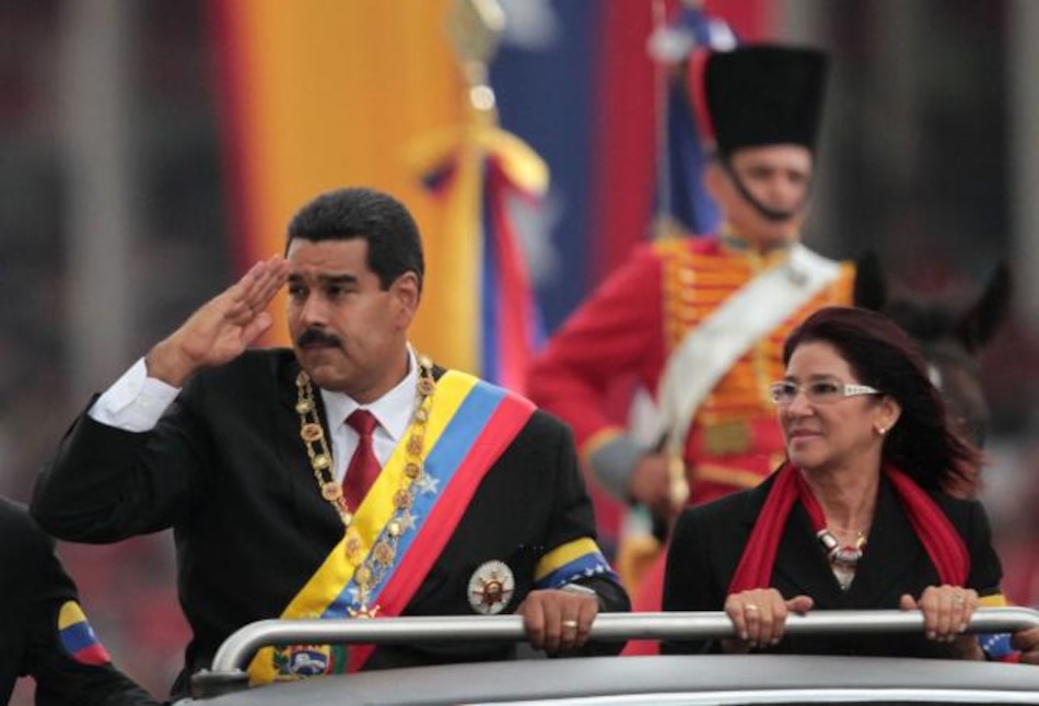Maduro encabeza su primer desfile como presidente de Venezuela