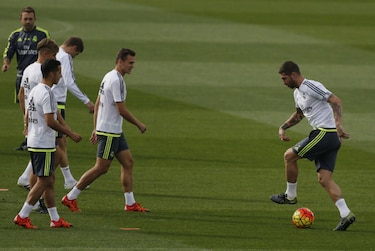 Ramos, Modric y Kovacic completan la última sesión con normalidad