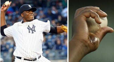 Polémica por mano sucia de lanzador de los Yankees