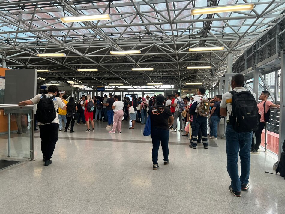 Restablecen servicio en la Línea 1 del Metro de Panamá tras 35 minutos de interrupción
