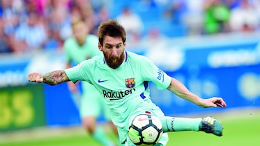 Messi y Suárez acaban con el Eibar