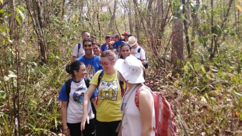 Peregrinos organizan un conjunto folclórico en Azuero