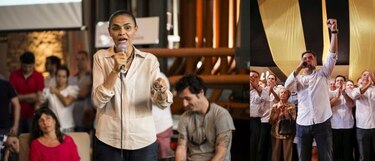 Marina Silva declara su apoyo a Aécio Neves para la segunda vuelta en Brasil