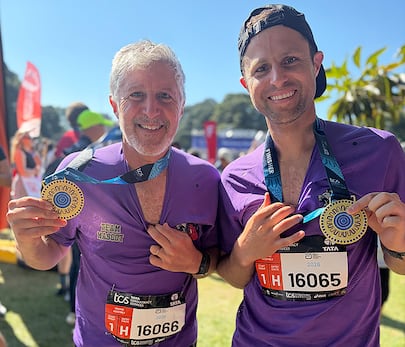 Padre e hijo mexicanos ganan la ‘carrera’ de la vida frente a las enfermedades del corazón