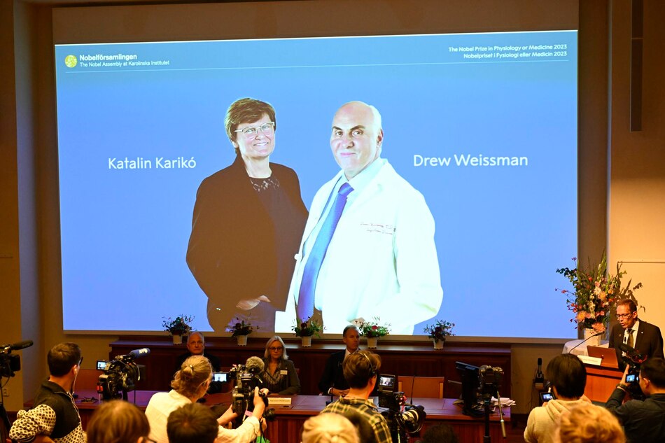 Nobel de Medicina para Karikó y Weissman por sus investigaciones en la vacuna contra covid