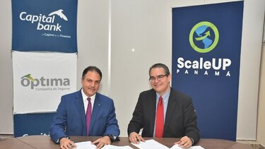 Convenio de cooperación entre Scaleup Panamá y Capital Bank