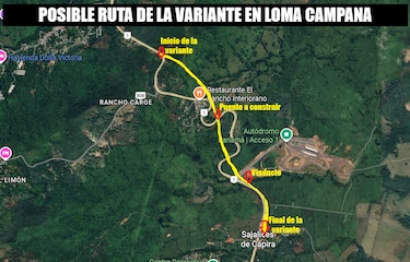 Corredor de las Playas: este sería el tramo de la ampliación que tendrá peaje