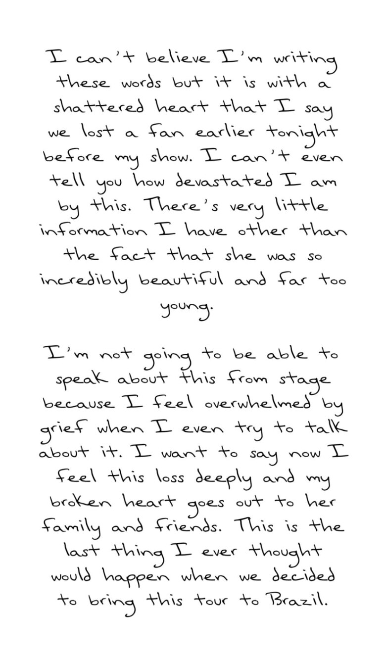 Taylor Swift suspende su segundo concierto en Río de Janeiro por las ‘temperaturas extremas’