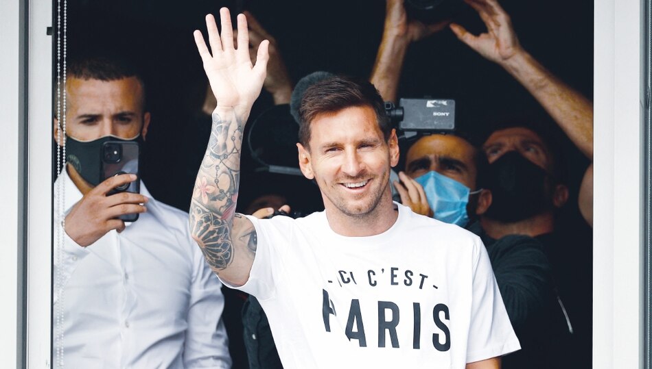 Llegada de Messi revoluciona París