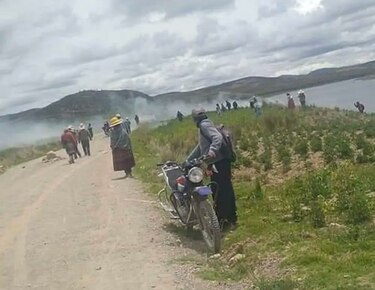 Un soldado murió ahogado en río, al intentar huir de manifestantes en Perú