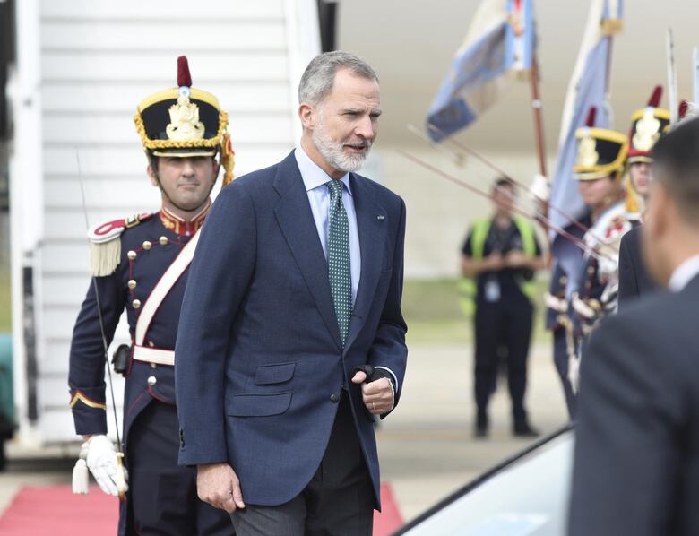 El rey Felipe VI llega a Argentina para la investidura de Milei como presidente