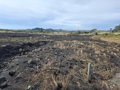 Autoridades controlan fuego en área protegida de Tierras Altas