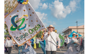 Cable Onda, presente en el Desfile de las Mil Polleras por cuarto año consecutivo