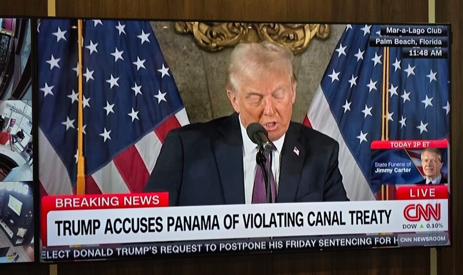 Trump vuelve a amenazar con retomar el Canal de Panamá
