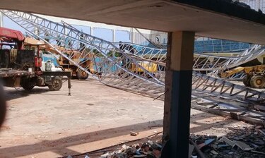 Se desploman cerchas del gimnasio del Colegio José Daniel Crespo de Chitré