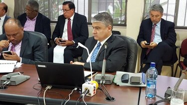 Ministro Dulcidio De La Guardia sustenta presupuesto del Estado ante la Asamblea Nacional