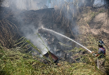 Quema de herbazales cerca de la vía Centenario son provocados por acciones humanas