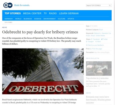 Así reflejan medios internacionales el escándalo de los millonarios sobornos pagados por Odebrecht