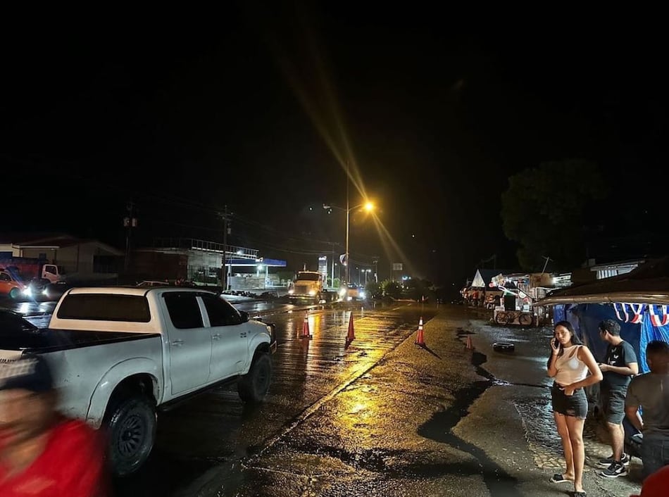 Se mantienen los cierres de vía en Chiriquí y Santiago