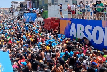 Parque Porras de Las Tablas, abarrotado en el cuarto día del carnaval 2023