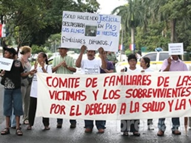 'Aquí no se pide plata ni trabajo, se pide justicia'