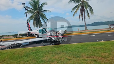 Reportan accidente de una aeronave en la Calzada de Amador; la AAC inicia investigación