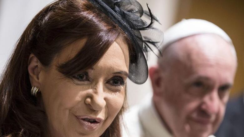 El Papa recibe en audiencia privada a la presidenta argentina