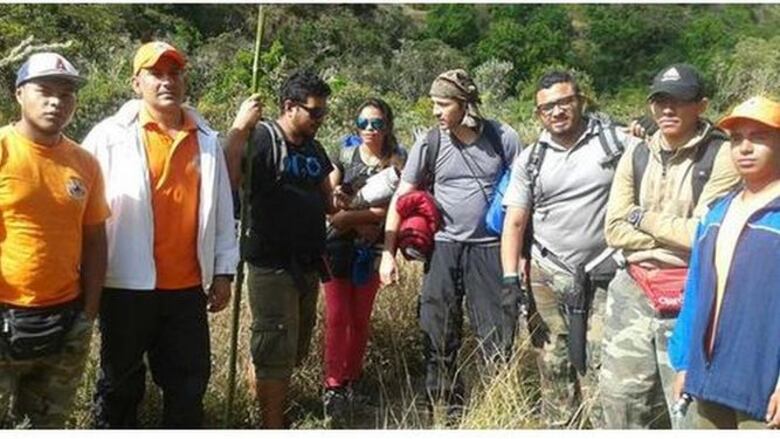 Sinaproc encuentra a las ocho personas extraviadas en el volcán Barú