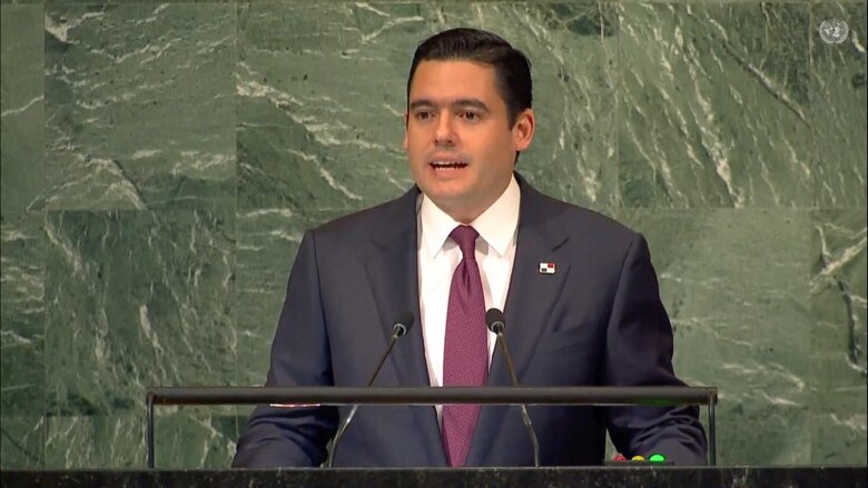 Carrizo en la ONU: ‘Hemos podido garantizar la paz social’