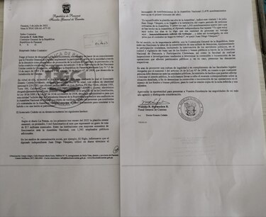 Fiscalía de Cuentas pide a la Contraloría realizar una auditoría a las planillas de la Asamblea Nacional