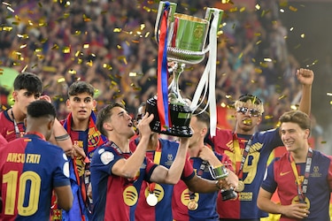 Un gol de Koundé le da el título de Copa al Barcelona