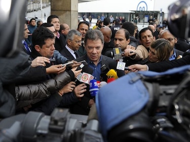Partido de gobierno proclama a Santos para la reelección