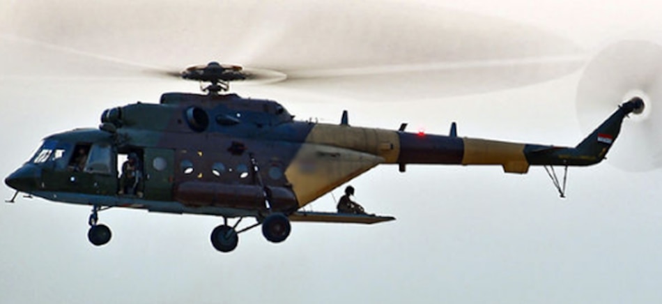 Desaparece helicóptero del ejército con 16 militares a bordo