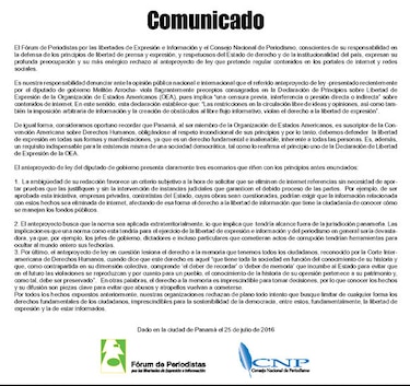 Derecho al olvido: ‘censura y presión’