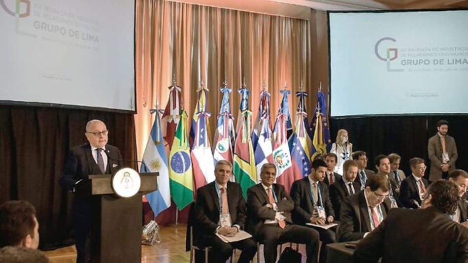 Grupo de Lima avala salida electoral para la crisis venezolana