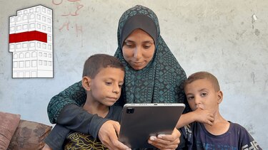 El edificio de Gaza que aún se mantiene en pie y ayuda a contar la historia de la ofensiva de Israel