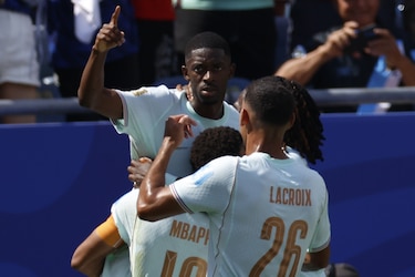  El ‘show’ de Dembélé ante una Noruega sin Haaland