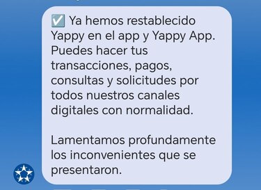 Banco General confirma el restablecimiento del sistema de banca en línea y Yappy