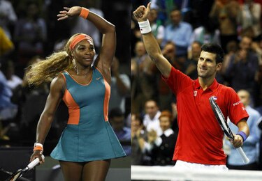 Serena Williams y Novak Djokovic, jugadores del año
