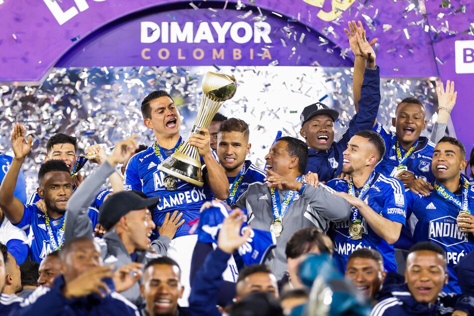 Millonarios, el gran campeón de la liga colombiana tras vencer al Atlético Nacional en los penales