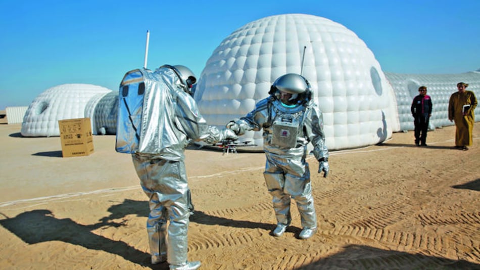 Un rincón de Marte en un desierto de la Tierra