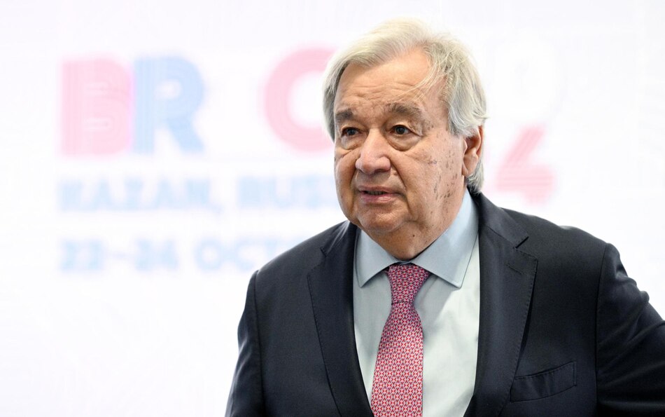 Guterres pide paz en Gaza, el Líbano y Ucrania durante la reunión de los BRICS