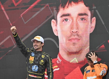 Leclerc gana en Monza por delante de los McLaren y de Sainz; Alonso fue undécimo