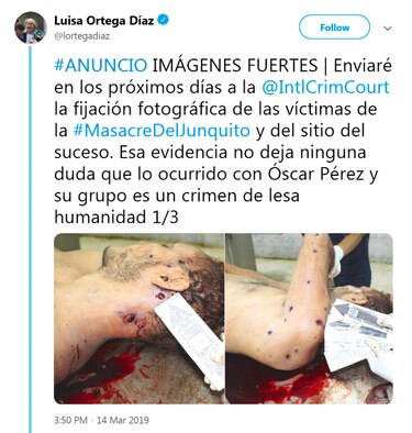 Ortega pide a la CPI investigar muerte de expolicía rebelde