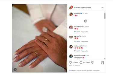 Cristiano Ronaldo y Georgina se han casado