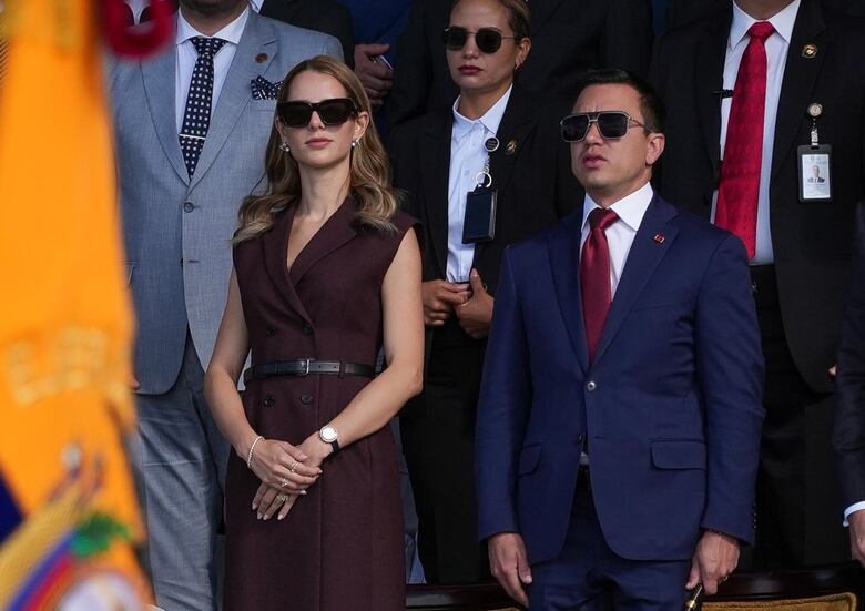 Noboa asegura que no se rendirá ante las mafias y promete un “Ecuador de paz y progreso”