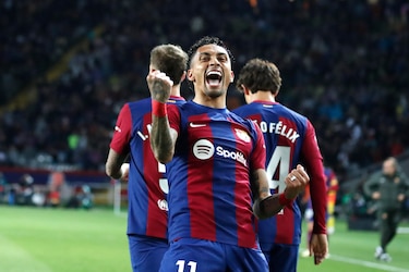 Raphinha da la victoria al Barça